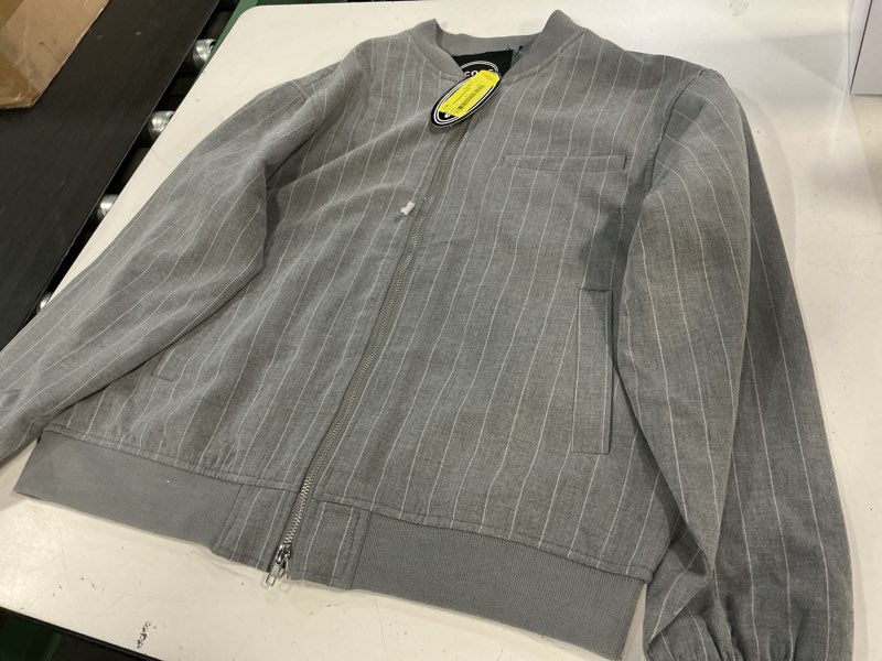 Condition photo showing Good Condition for scoop women’s cropped blazer, sizes m 8_10