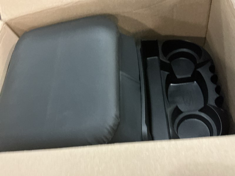 Condition photo showing Good Condition for moblorg center console for truck bench seats, vehicle organizer, medium, made in usa (black) black truck bench seats