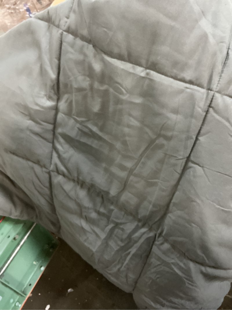 Condition photo showing Good Condition for Linenspa Hypoallergenic Down Alternative Microfiber Comforter 88\" x 92\" Gray 