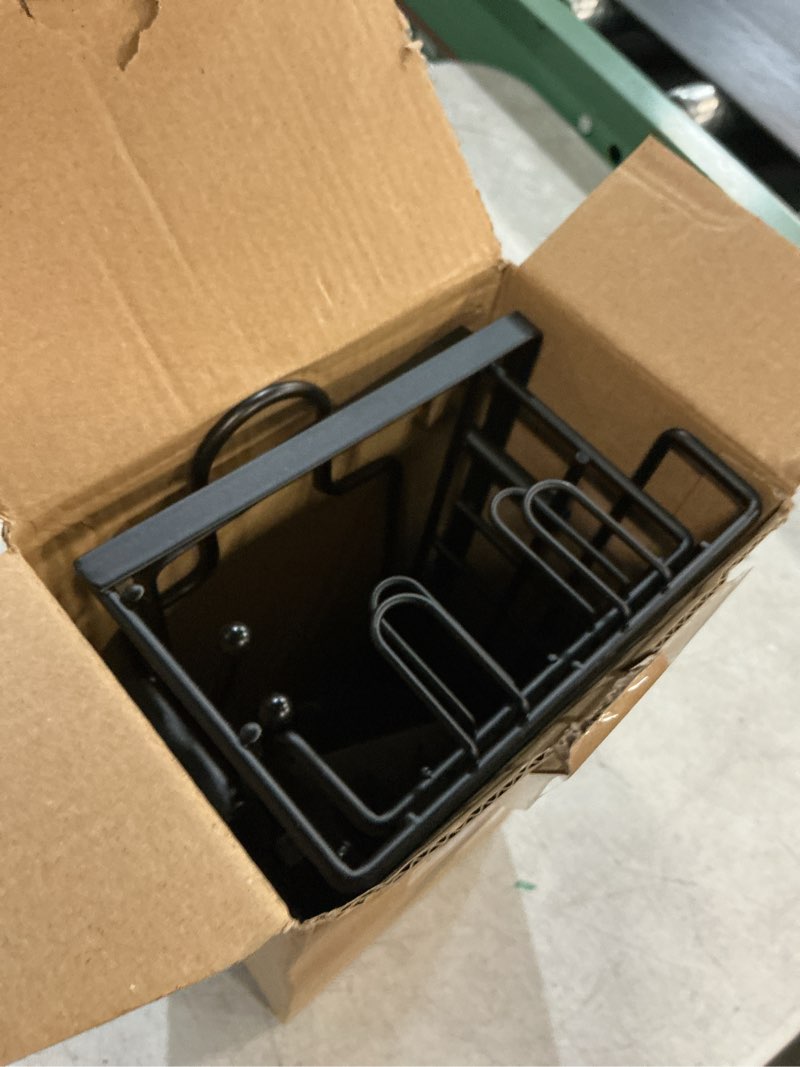 Condition photo showing As Is for aktecke shower caddy hanging bathroom organizer: rustproof shelf for inside shower - no drilling racks over showerhead - bath shelves for shampoo soap black