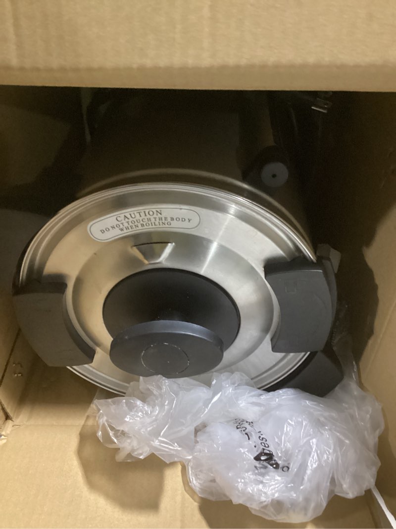Condition photo showing Good Condition for sybo sr-cp-50b commercial grade stainless steel percolate coffee maker hot water urn for catering, 50-cup 8 l, metallic 8l metallic