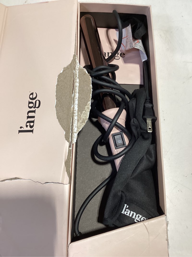 Condition photo showing As Is for l'ange hair ondulé ceramic curling wand | salon hair styling wands for beach waves