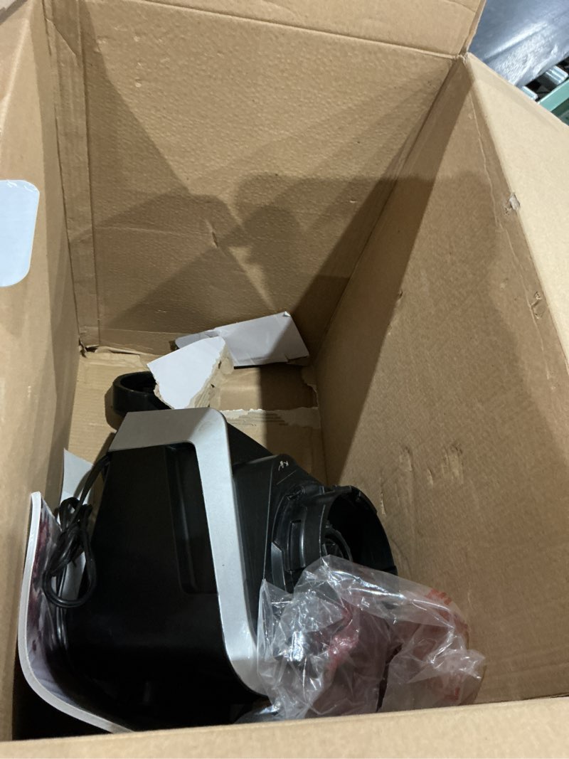 Condition photo showing As Is for incomplete  bottom only ninja bl642 nutri ninja personal & countertop blender with 1200w auto-iq base, 72 oz. pitcher, and 18, 24, & 32 oz. to-go cups with spout lids, for smoothies, shakes & more, dishwasher safe, black