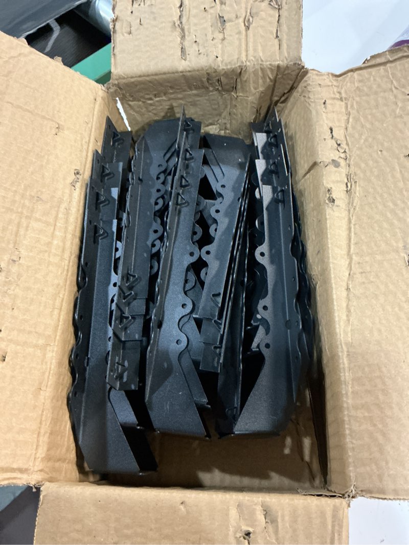 Condition photo showing Good Condition for 20 pcs black joist hangers 2x10, 18 gauge rafter brackets , hurricane straps for 2x10 face mount joist hangers 2x10 for shed/barn/coop/porch/truss, structurally sound and aesthetically pleasing black joist hanger 20 pcs 2x10