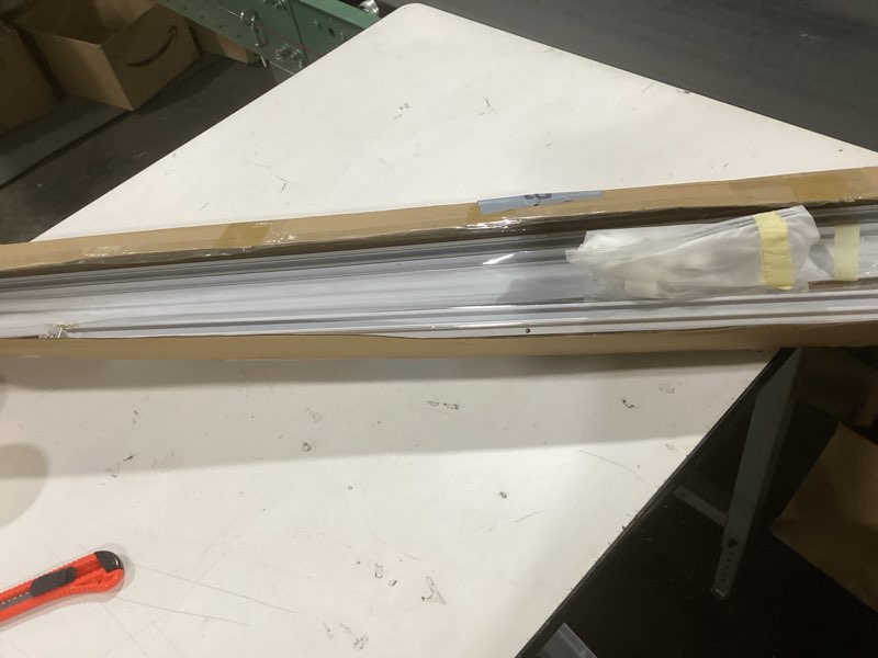 Condition photo showing Good Condition for ARTGOW Metal Floating Frame for 36"x48" Canvas Oil Paintings, DIY Canvas Frames with 1.5" Deep, Floater Frame for Canvas Prints Wall Art/Portrait/Landscape Living Room Bedroom Kitchen Decor (White) White for 36" x 48"