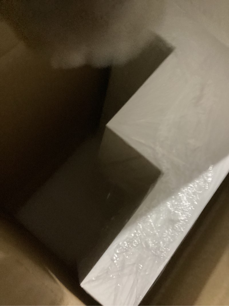 Condition photo showing New/Like New for ciaoher large acrylic wine liquor bottle rack 3 tier white countertop riser display for bar coffee leisure station retail store shop grocery collection organizer stand (16''-1pack) white-16''-1pack