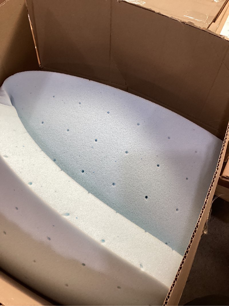 Condition photo showing As Is for similar to stock photo** memory foam top *unknown size* 