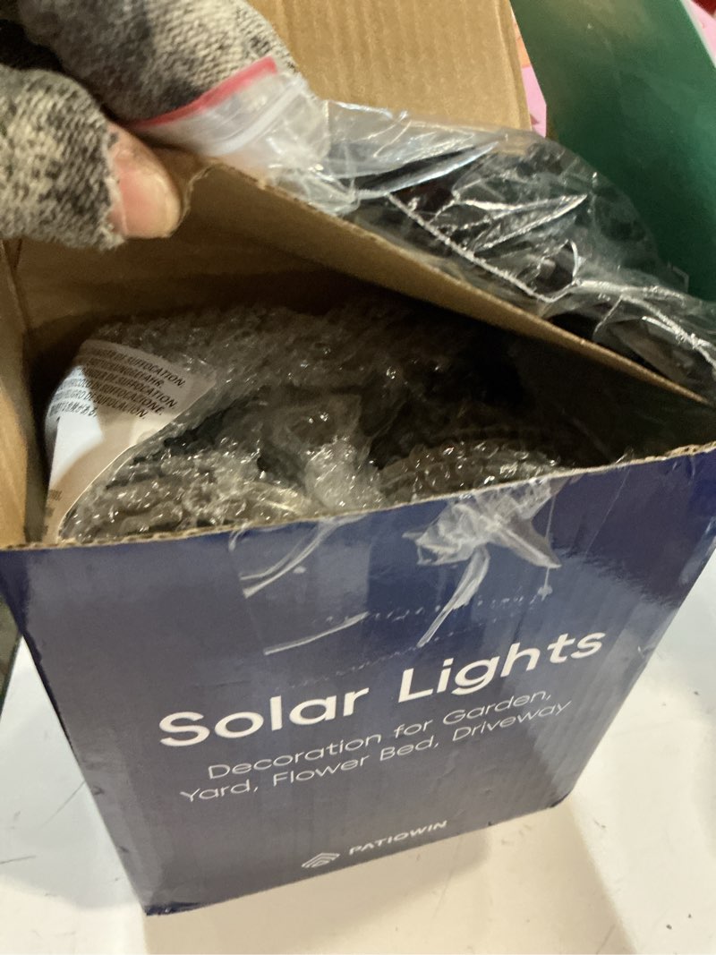 Condition photo showing Good Condition for patiowin mini solar ground lights, 16 pack solar garden lights, solar powered pathway lights warterproof, outdoor lights for driveway, walkway, backyard, patio (cool white) 16 pack cool white