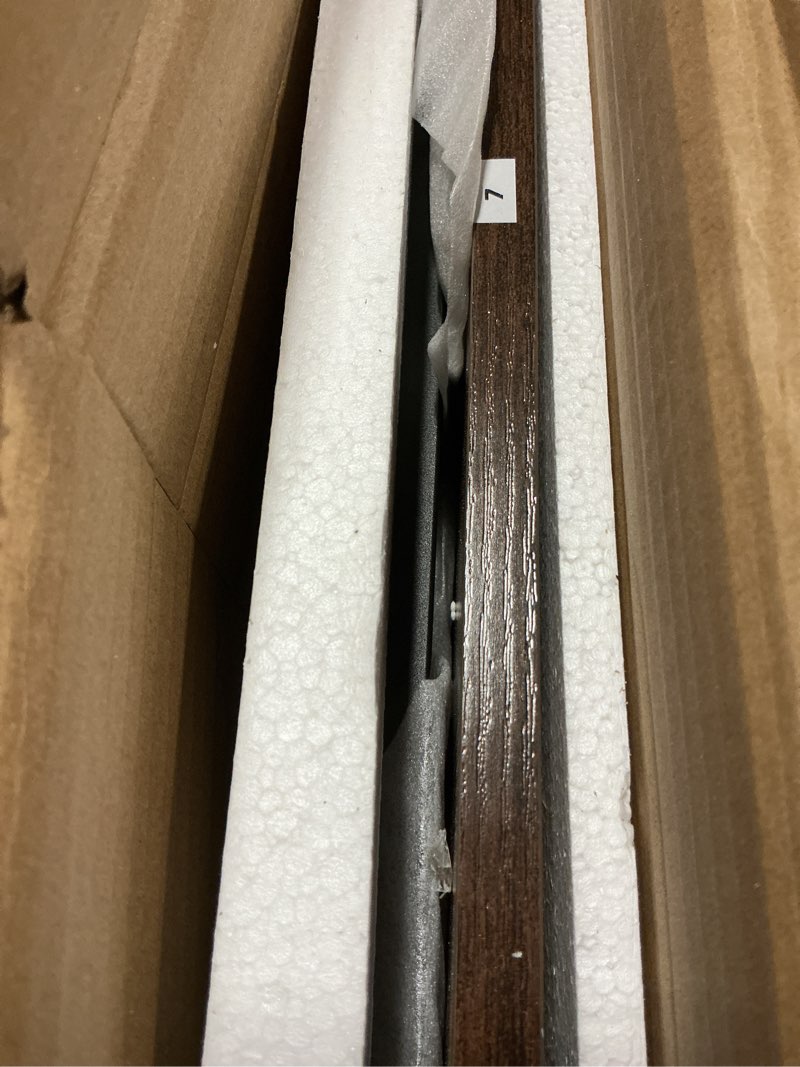 Condition photo showing Good Condition for praisun 47 x 20 inch office computer desk with power outlets and usb-c port, larger gaming desk, for home office, study, bedroom, writing work from home table, metal frame, rustic brown 48inch rustic brown