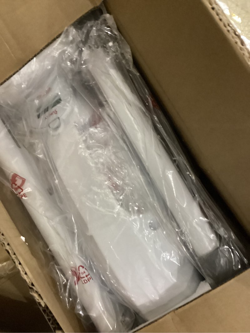 Sunny Health & Fitness (White) Under Desk Smart Mini Pedal Exerciser, Dual Function Exercise Cycle B