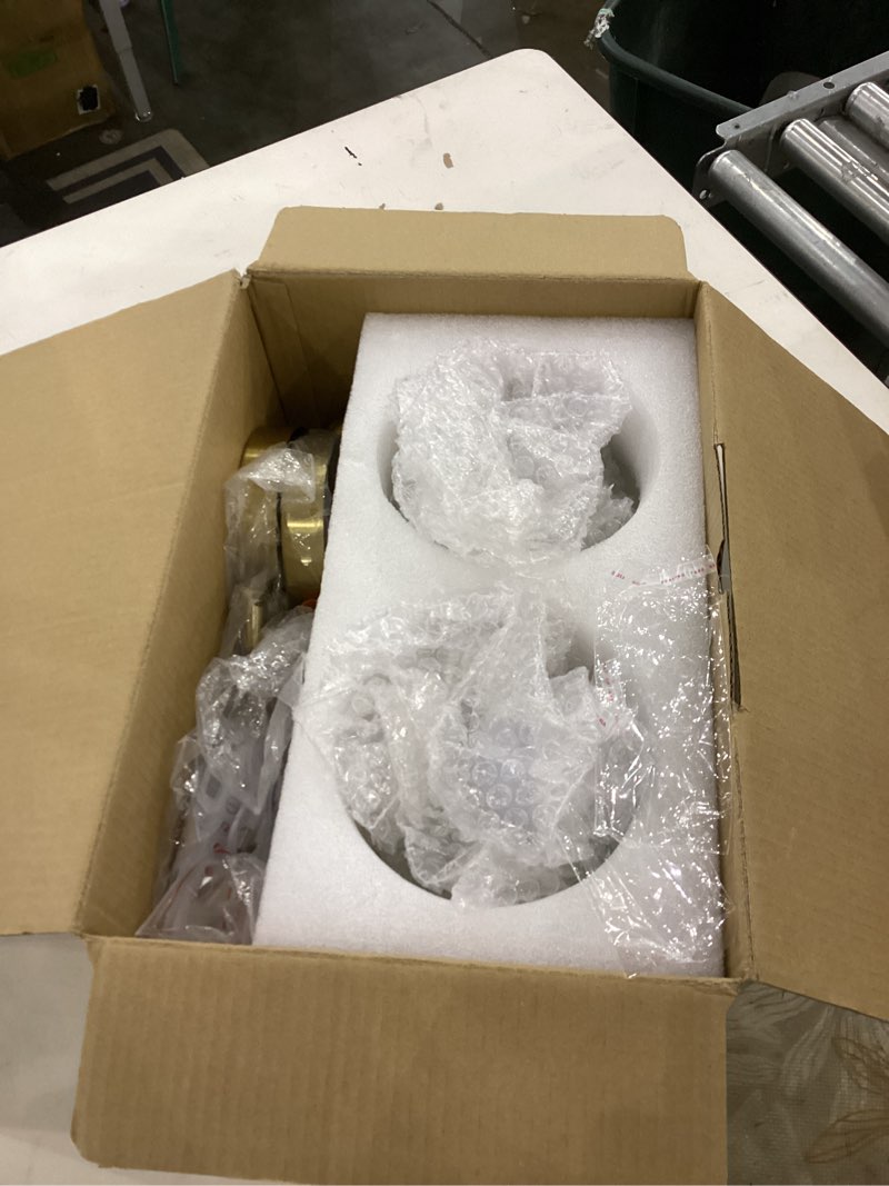 Shenmoyl Vintage Battery Operated Wall Sconce with Clear Tulip Glass Lampshade 5000 mAh Rechargeable