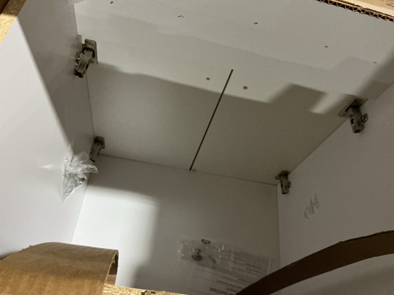 Condition photo showing Good Condition for project source 24-in white single bathroom vanity only