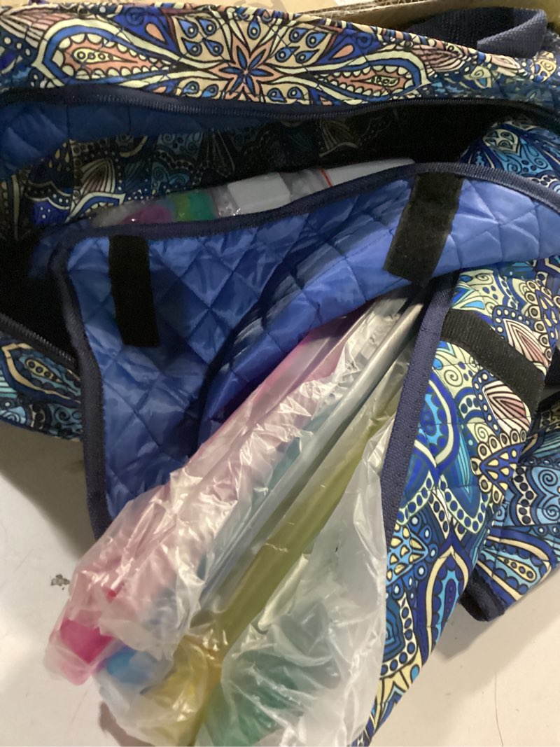 Condition photo showing Good Condition for Kyerlish American Mahjong Tile Set with Blue Printed Carrying Bag, 166 Premium Tiles, 4 All-in-One Color Racks/Pushers, Mah Jongg Sets, Mahjong Game Set for Travel, Christmas, Birthday Gifts Blue?blue Tiles?