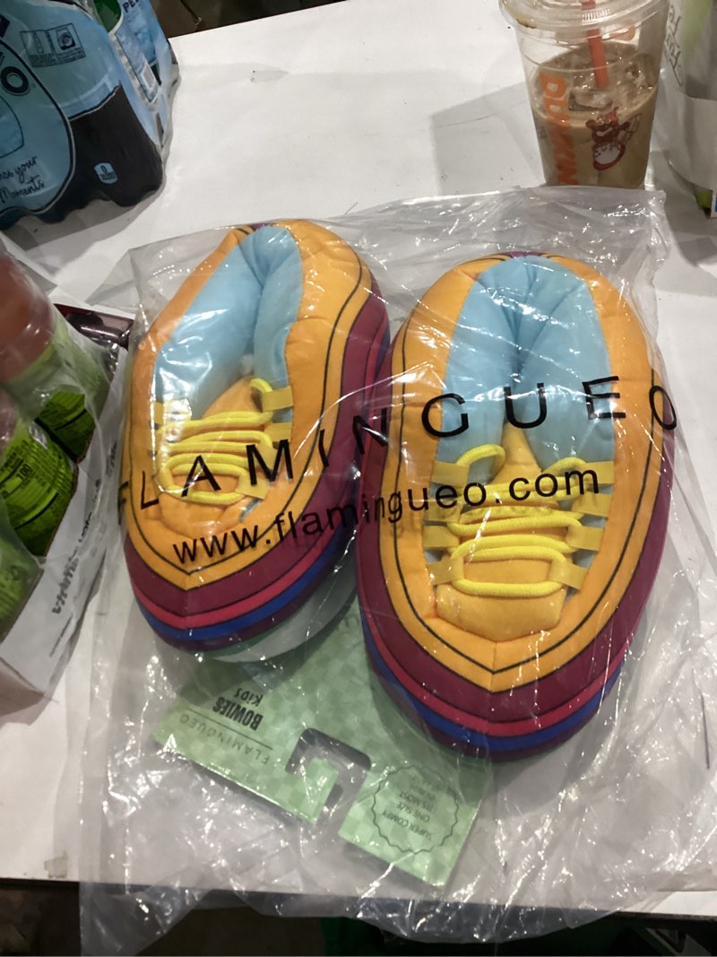 Condition photo showing New/Like New for Flamingueo Children's House Slippers Girl's & Unisex Slippers, One Size 29-34 EU