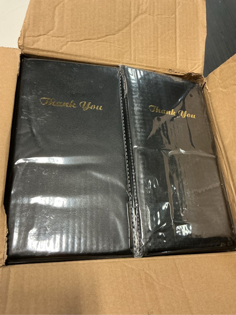 Condition photo showing Good Condition for 30 pcs server books, check presenters for restaurants, pvc server books for waitress guest check holder 30p