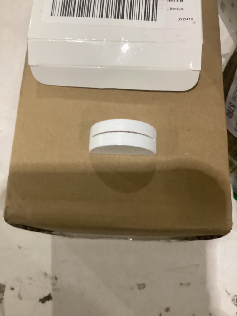 Condition photo showing New/Like New for colingmill 24 pcs white table number stands wooden small size lightweight table name holder semicircular design place cardholders office tag photo menu wedding banquet birthday party restaurant