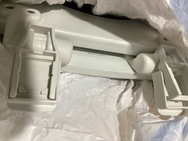 Condition photo showing Good Condition for mayfair cassel slow close toilet seat, easy clean, non slip premium wood seat, easy install, made in usa, elongated, white elongated 1 - toilet seat