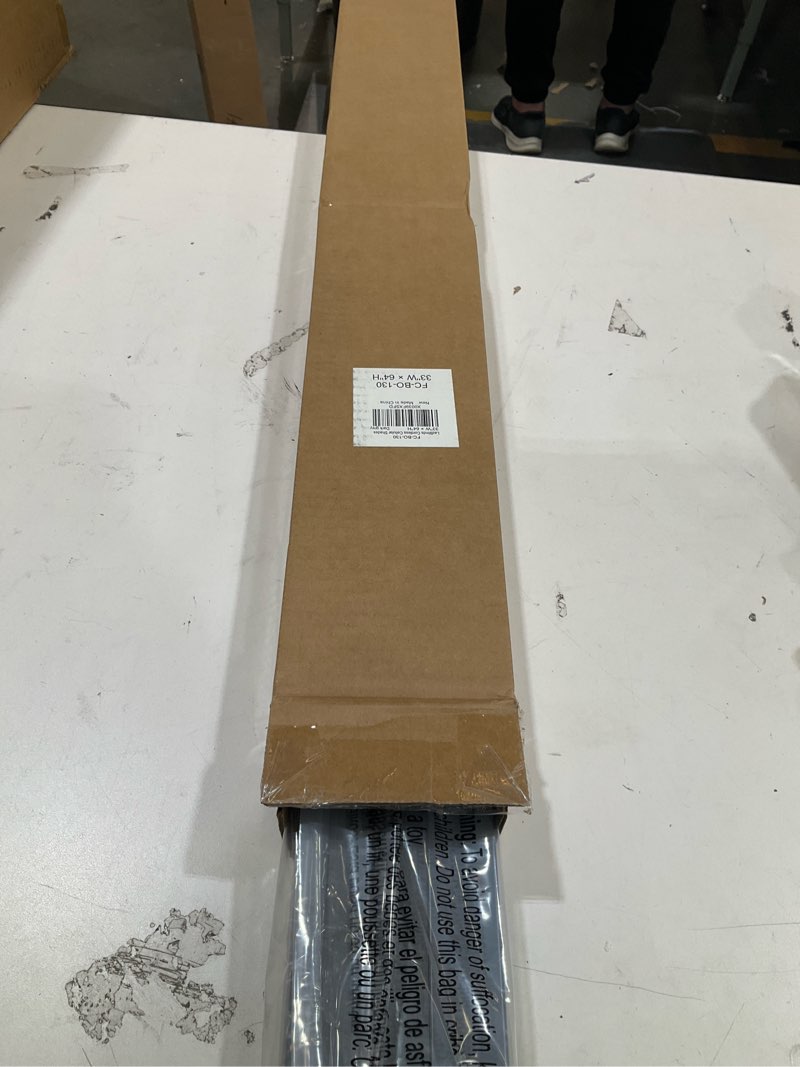Condition photo showing Good Condition for lazblinds cordless cellular shades, no tools no drill blackout honeycomb shades pleated blinds for windows, 33" w x 64" h, silver white