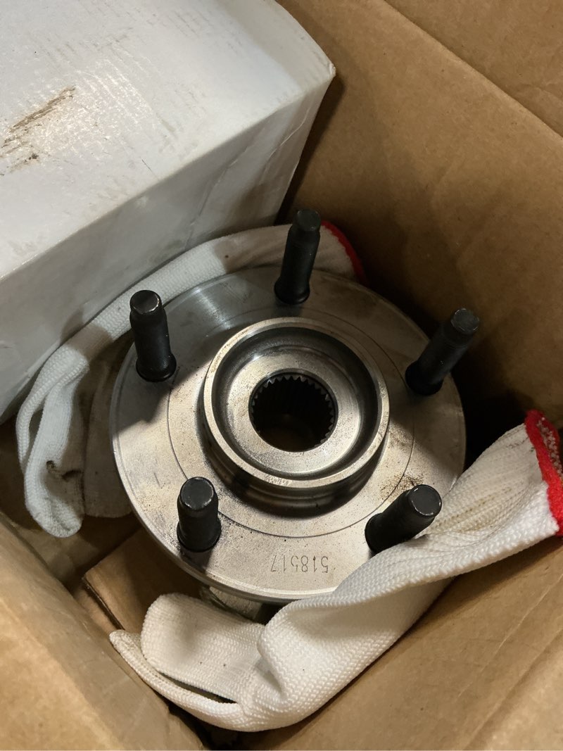 Condition photo showing As Is for parod 2pcs 518517 front wheel hub & bearing assembly fit for ford edge/lincoln mkx 2007-2010,5lugs