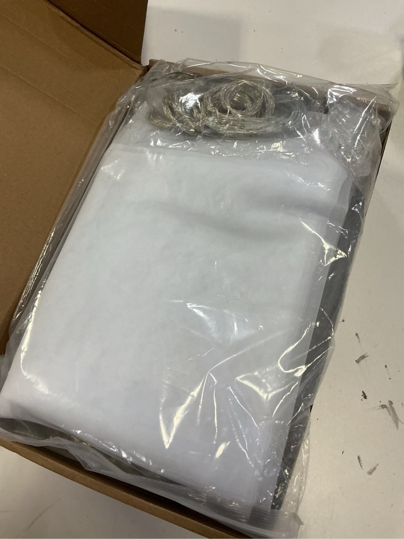Condition photo showing Good Condition for ledido 3 pack 10×8ft white tulle backdrop curtains with lights string - 900led fairy lights sheer curtain backdrop for wedding baby shower photo shoot birthday party decoration(6 panels 5×8ft)?white 30×8ft(6 panels 5×8ft) white