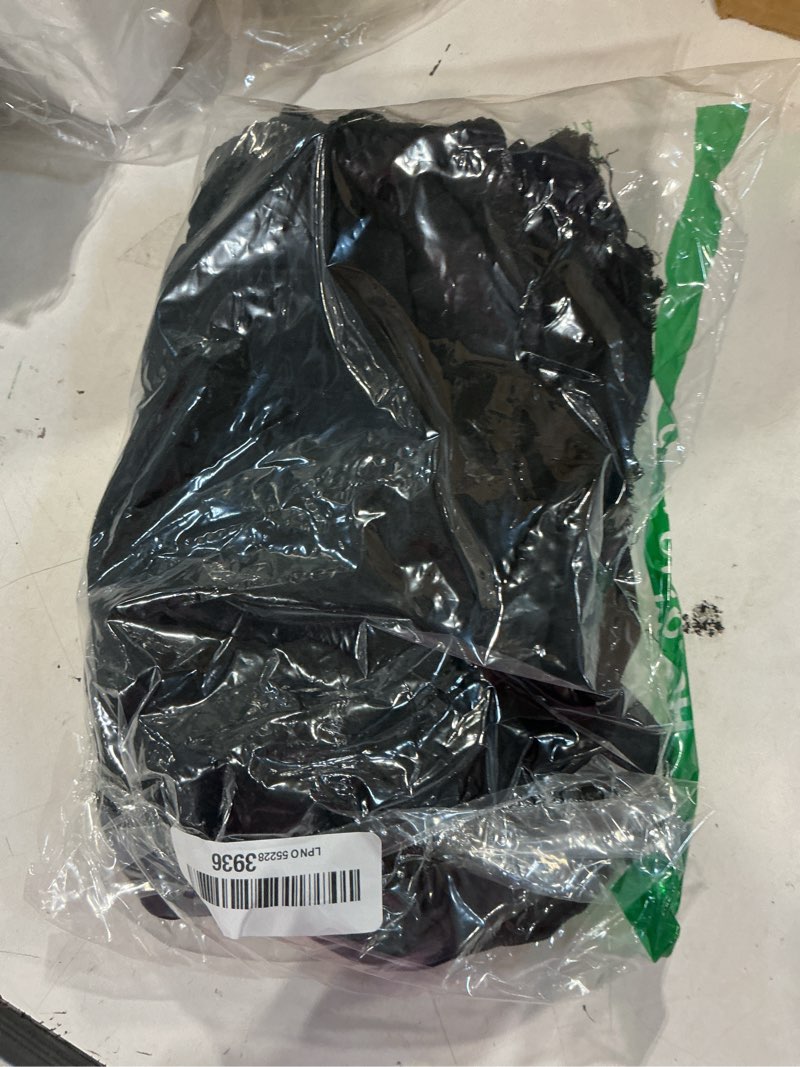 Condition photo showing New/Like New for sir7 men's linen casual classic fit 11 inch inseam elastic waist shorts with drawstring large black