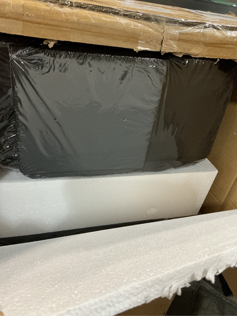 Condition photo showing Good Condition for Manicure Table for Nail Tech, Nail Tech Table Station w/4 Storage Drawers & 2 Open Shelves, Nail Table w/Dust Collector for Beauty Salon Tech Station (Black PU)