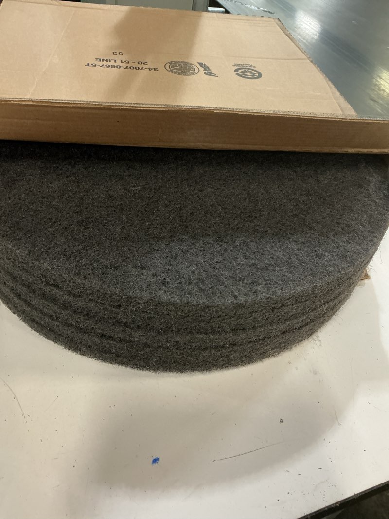 Condition photo showing Good Condition for Boardwalk Stripping Floor Pads, 20" Diameter, Black, 5/Carton