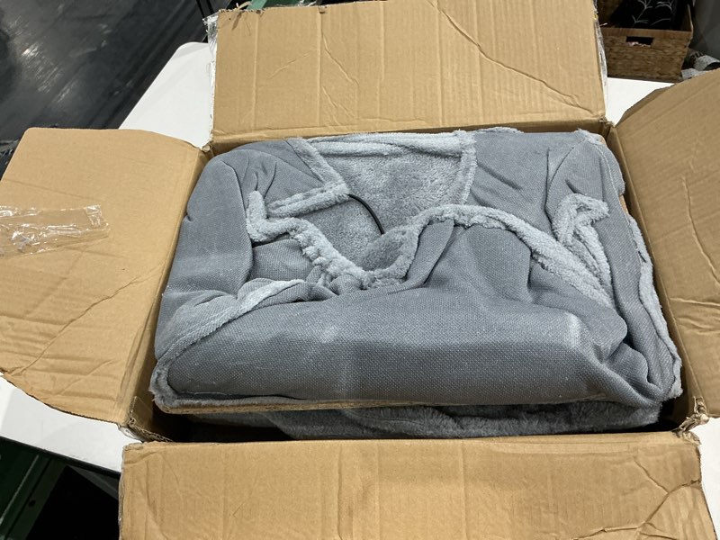 Condition photo showing As Is for roypet fashion design 43.3" cat trees with cat houses,grey 43.3" grey 1