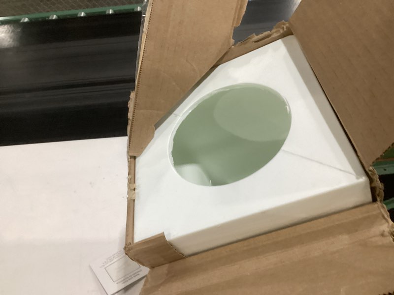 Condition photo showing As Is for mayne newport plus mailbox post with standard arm – weather-resistant, durable classic design – easy-to-install outdoor mailbox post white