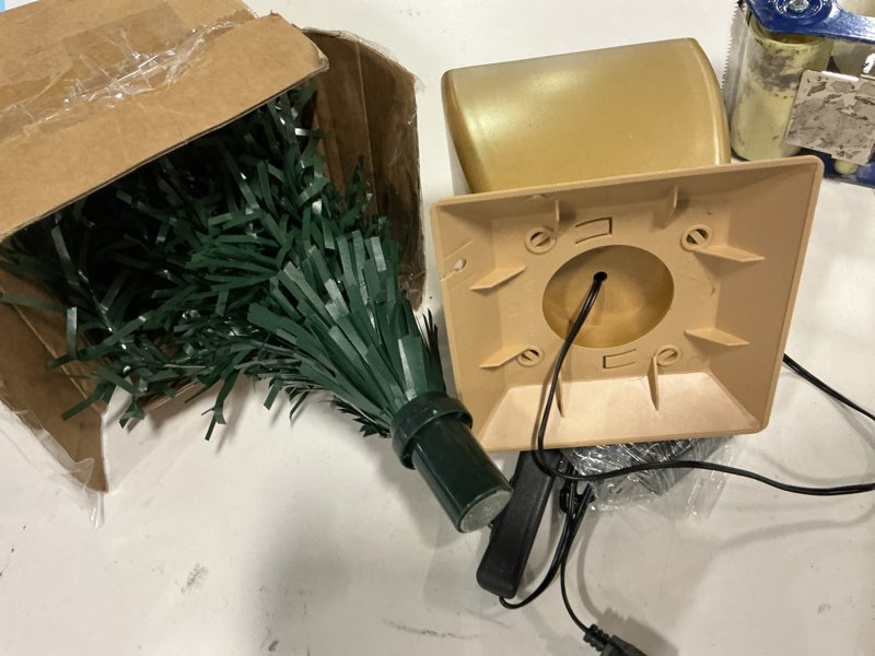 Condition photo showing Good Condition for 3ft Green Fiber Optic Christmas Tree,Pre-Lit Artificial Mini Christmas Tree, Tabletop Small Xmas Tre