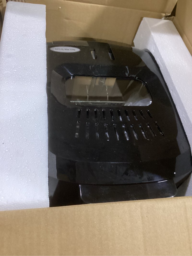 Condition photo showing As Is for Hamilton Beach Cool Touch Electric Deep Fryer with Basket and Lid, 2 Liters / 8 Cups Oil Capacity, Adjustable Temperature, 1500 Watts for Fast Heat-up, viewing Window Easy to Clean, Black (35021)