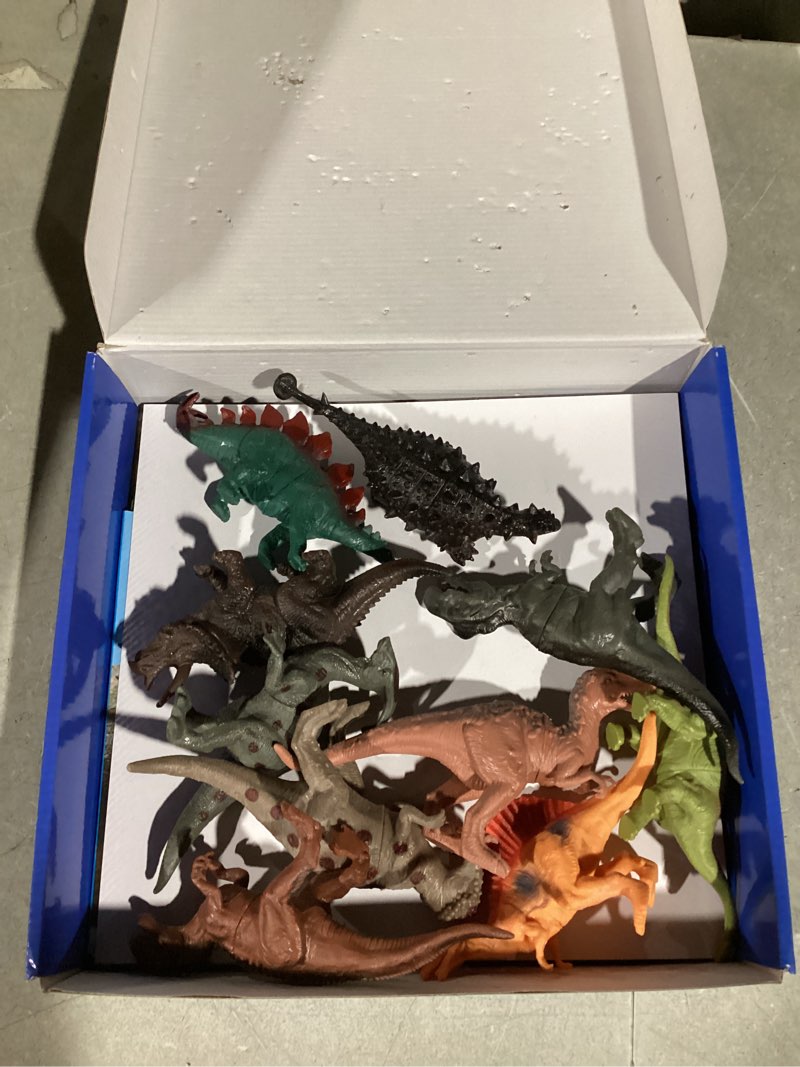 Condition photo showing As Is for Dinosaur Toys with Sound Books, 10PCS Dino Toy for Toddlers & Animal Sounds Book with 10 Buttons, Realistic Plastic Animal Figures, Dinosaur Toys for Kids 3-5, Dinosaurs Lover Gifts for Kids