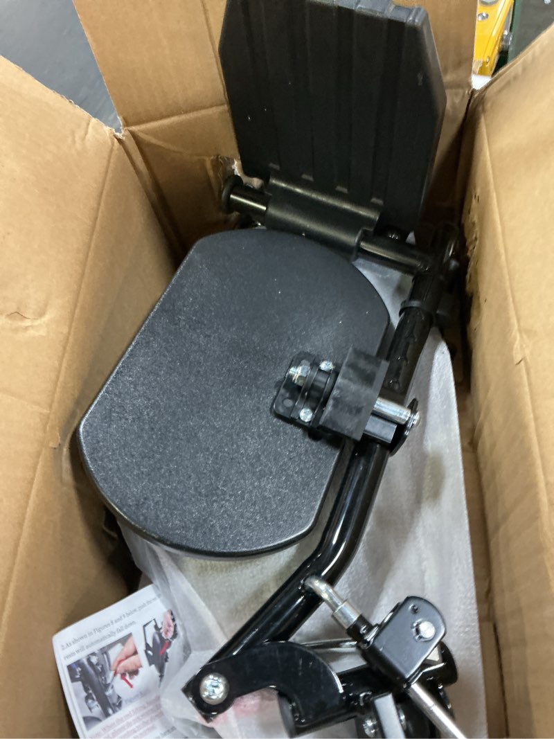 Condition photo showing Good Condition for wheelchair elevating leg rest with padded calf pads,foot rest,for drive reclining and standard wheelchair, transport chair. universal replacement parts, t94(1pr,black)