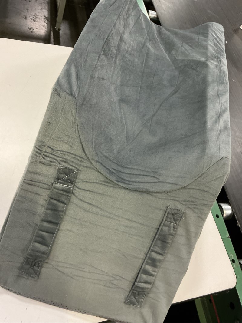 Condition photo showing Good Condition for leg pillow elevation blood circulation, wedge pillow for legs swelling, knee pillow wedge post surgery, leg elevation pillows for after surgery, memory foam foot leg elevating pillow, grey single leg grey