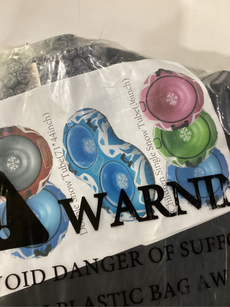 Condition photo showing New/Like New for Snow tubes