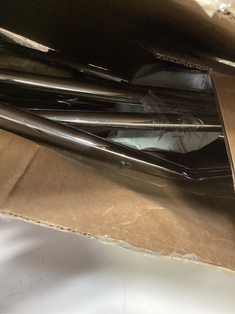 Condition photo showing item condition for Simple Houseware Supreme Commercial Grade Clothing Garment Rack, Holds Up to 250 lbs, 50 to 75 Inches Extendable Rod, Chrome Commercial Grade Chrome