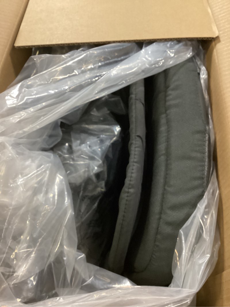 Condition photo showing Good Condition for UPPAbaby RumbleSeat V3 Second Lower Seat - Compatible with Vista V2 and Vista V3 - All-Weather Seat + Magnetic Buckle – Adapters Included - Greyson (Charcoal Mélange/Carbon Frame/Saddle Leather)