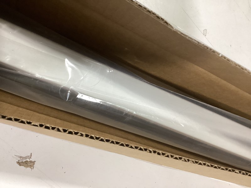 Condition photo showing New/Like New for LazBlinds Cordless Cellular Shades, No Tools No Drill Blackout Honeycomb Shades Pleated Blinds for Windows, 27" W x 64" H, Silver White Blackout-silver White 27'' W x 64'' H