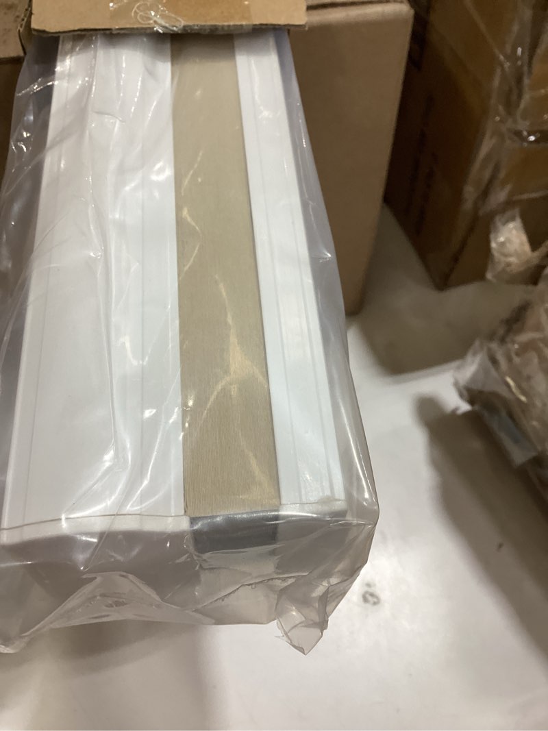 Condition photo showing New/Like New for lazblinds cordless cellular shades, blackout honeycomb shades with 1.5 inch cells, room darkening thermal insulation noise reduction blinds for windows, 21" w x 48" h, cream blackout - cream 21" w x 48" h