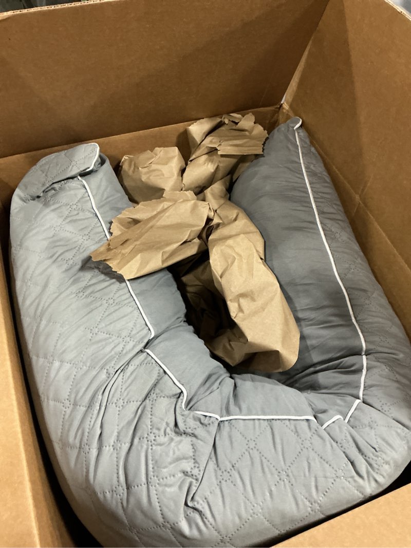 Condition photo showing Good Condition for yz home cooling body pillow for adults- pillow insert with shredded blue memory foam, soft support for side sleeper, pregnant women?back pain relief, washable pillowcase (20x54 inch, dark grey)