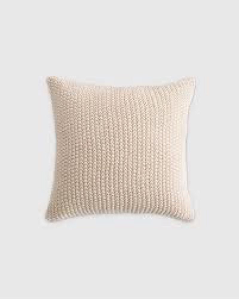 quince cotton fisherman pillow cover  atura 20”x20”