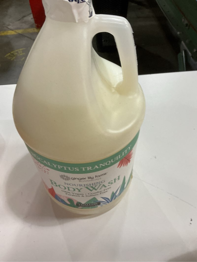 Condition photo showing New/Like New for Ginger Lily Farms Botanicals Nourishing Body Wash, Eucalyptus Tranquility, 100% Vegan & Cruelty-Free