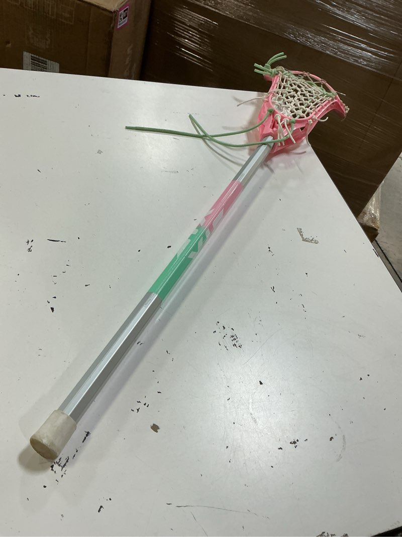 Condition photo showing As Is for stx lacrosse girls crux jr. complete stick pink