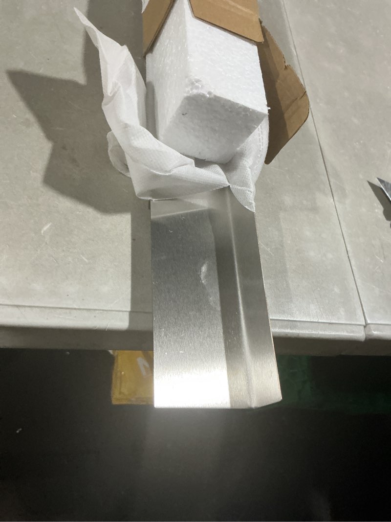 Condition photo showing Good Condition for 30" stove gap filler, slide-in range rear filler kit - stainless steel backsplash for stove, easy to install backsplash behind stove between stove range and wall for most brand kitchen stoves 30" silver