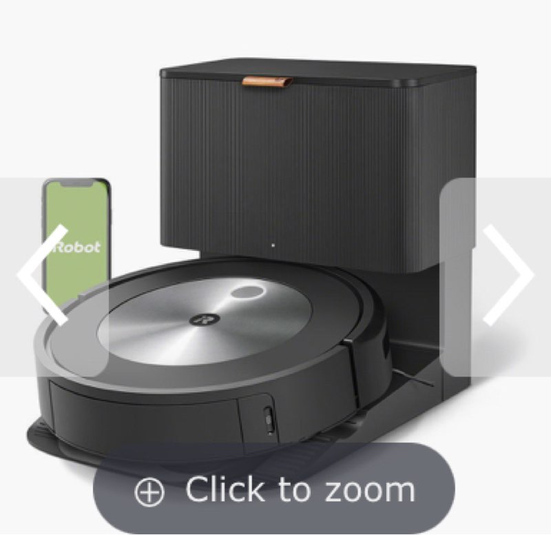 The Advanced j7+ Roomba With Automatic Dirt Disposal