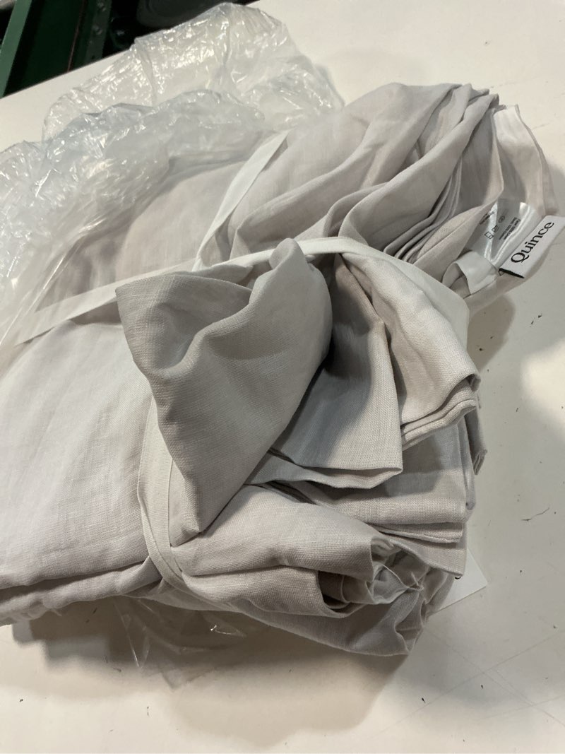 Condition photo showing Good Condition for european linen curtain, 96x120, cloud (1 panel )