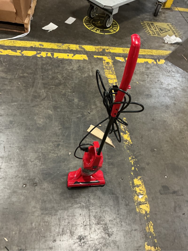 Condition photo showing As Is for vibe 3-in-1 bagless lightweight corded stick vacuum cleaner