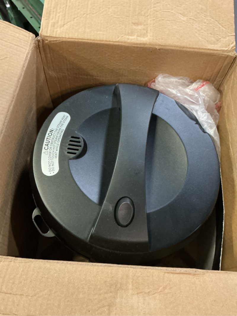 Condition photo showing Good Condition for aroma® digital rice cooker, multicooker, 6-cup (uncooked) / 12-cup (cooked), steamer, slow cooker, oatmeal cooker, grain cooker, auto keep warm, 3 qt, black, arc-966bd 6 cup uncooked
