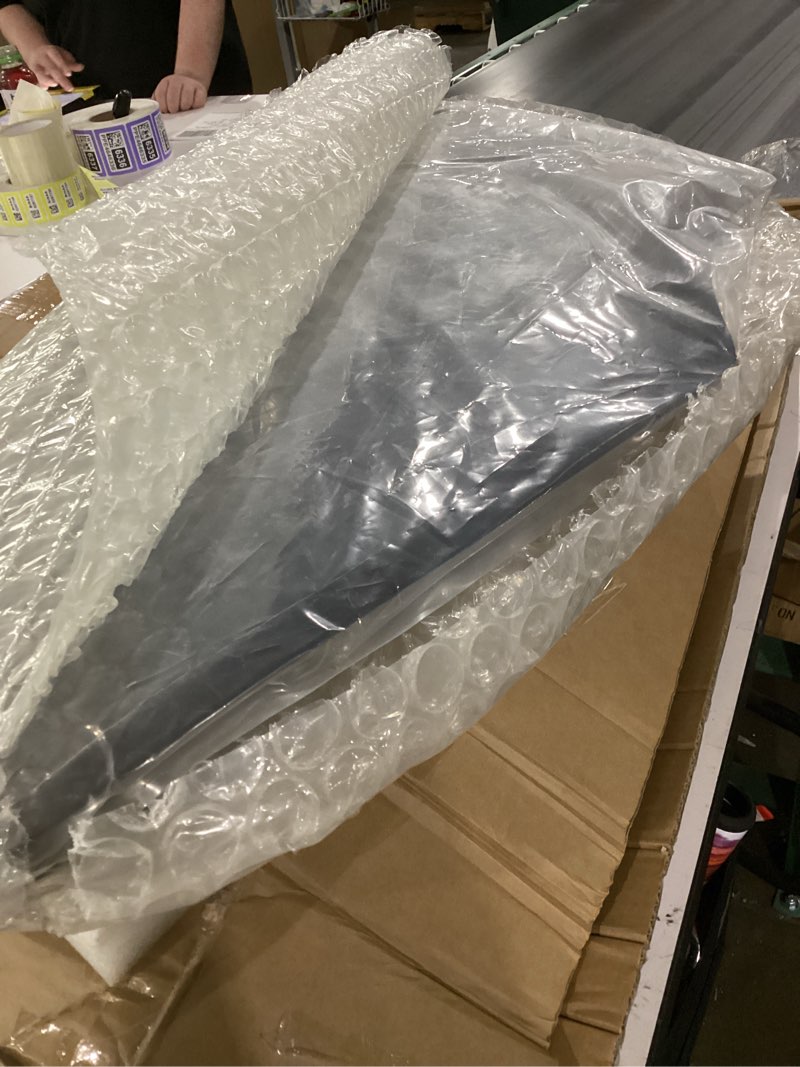 Condition photo showing Good Condition for truck parts bumper bottom air flow deflector left compatible with volvo vnl 2018 2019 2020 2021 2022 2023 2024
