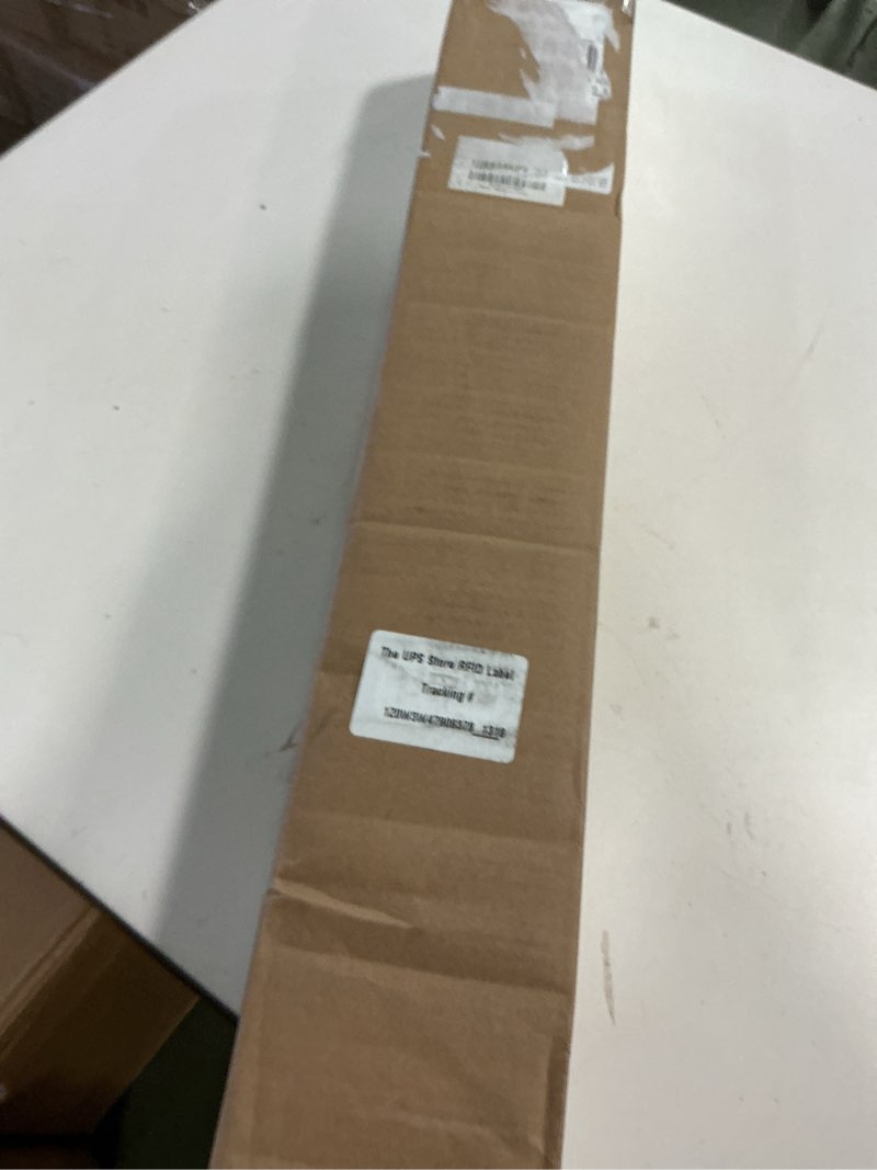 Condition photo showing New/Like New for LazBlinds Cordless Bamboo Roman Shades, Privacy Blinds for Interior Windows, Room Darkening Roll Up Bamboo Blinds for Home & Patio, 32.5" W x 64" H, Highfield Teak Pricacy - Highfield Teak 32 1/2" W x 64" H